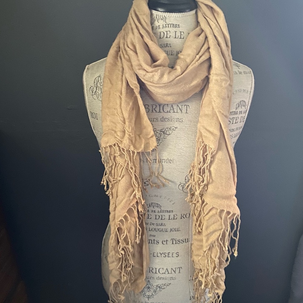 Ivory pashmina shawl scarf